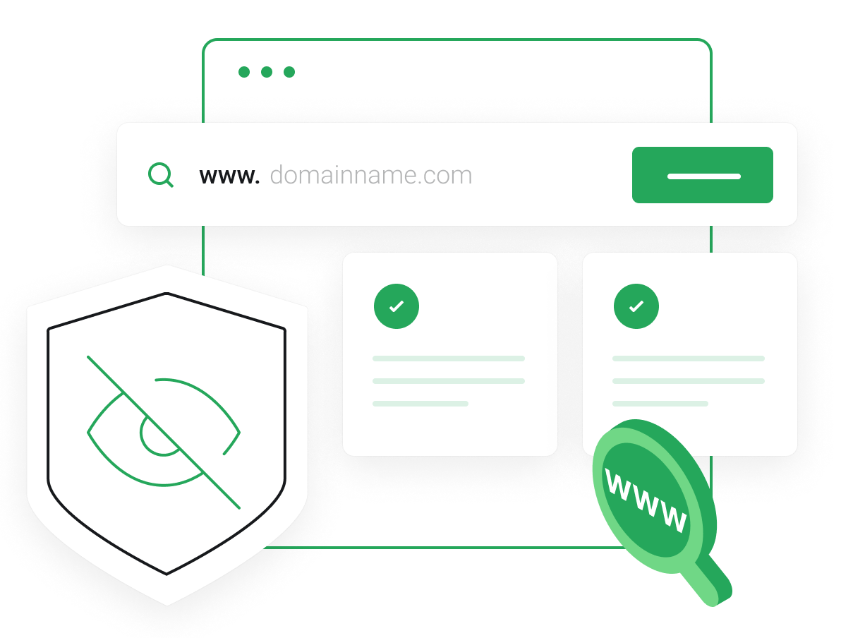 Günstige Domains - Kostengünstige private Domainregistrierung