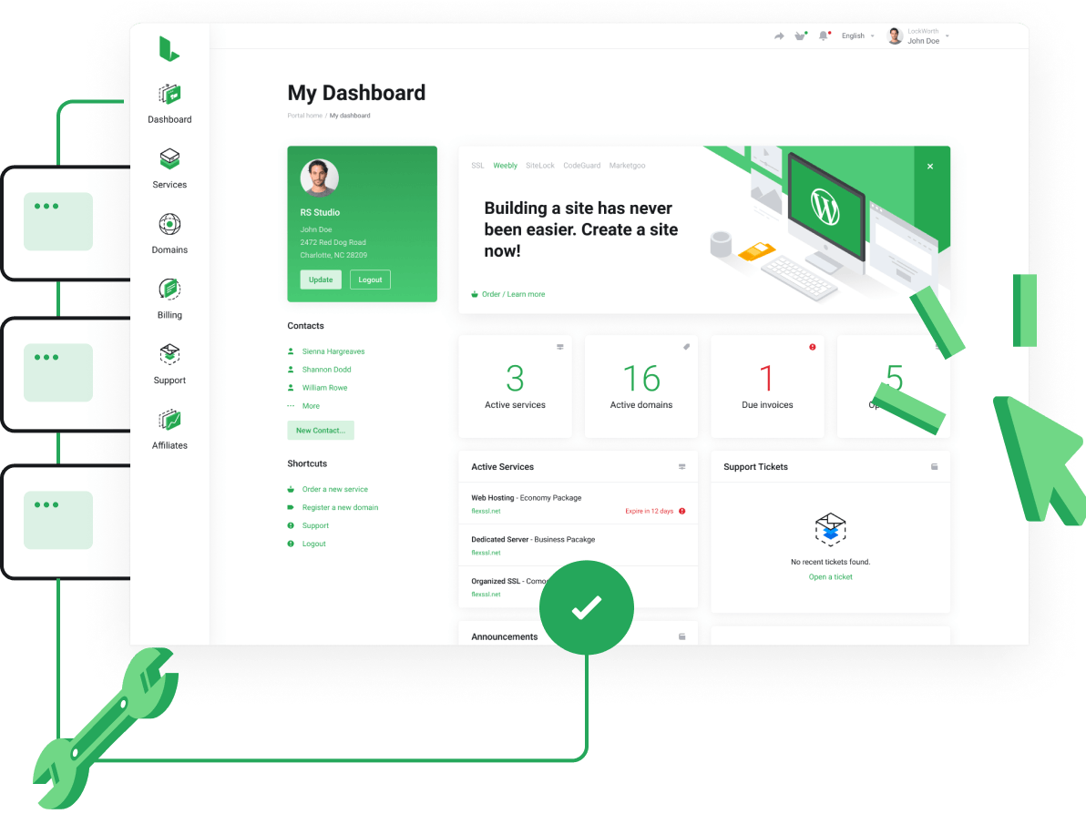 Günstige Domains - Einfache Domainverwaltung