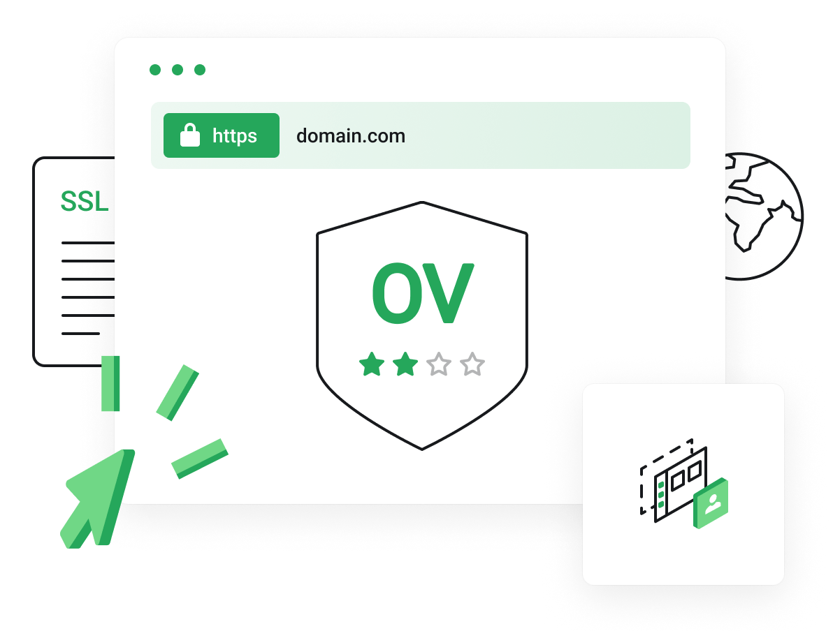 SSL-Zertifikate – Sichere Verschlüsselung für deine Website - Ideal für sensiblere Webseiten wie Login-Seiten.