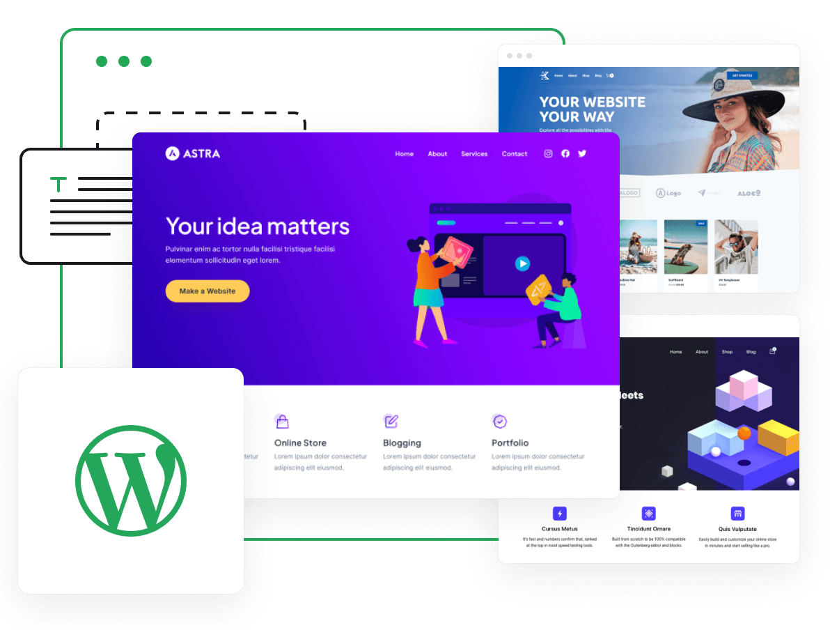 Über 10,000+ WordPress themes